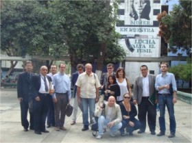 Grupo de ALPEC en la Universidad de San Carlos de Guatemala, martes 11 abril 2011